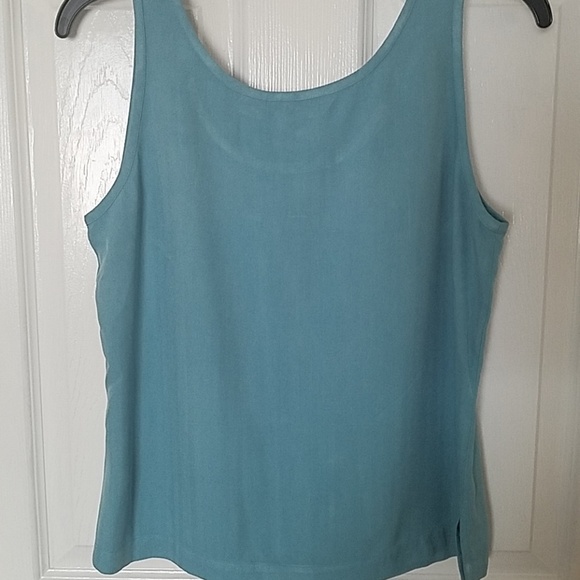 Tommy Bahama, 1-13, Teal sleeveless top, Size S - Picture 7 of 7